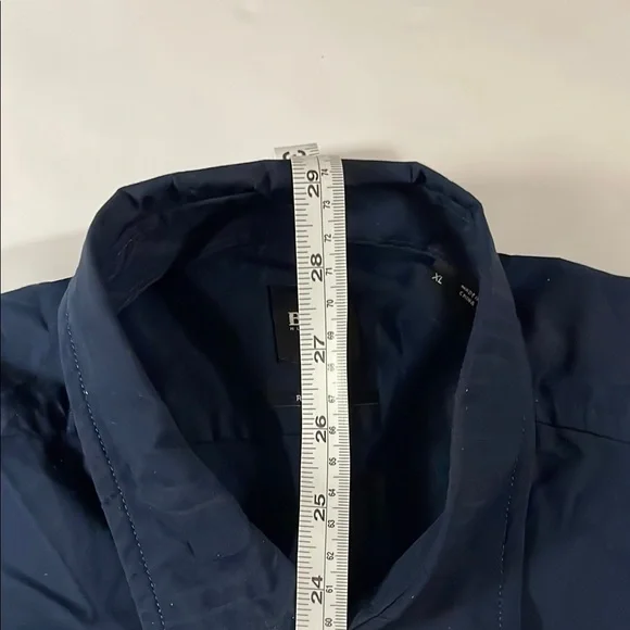 Boss by Hugo Boss Men's Navy Patterned Button-Down Shirt Short Sleeve Size XL - Picture 6 of 7